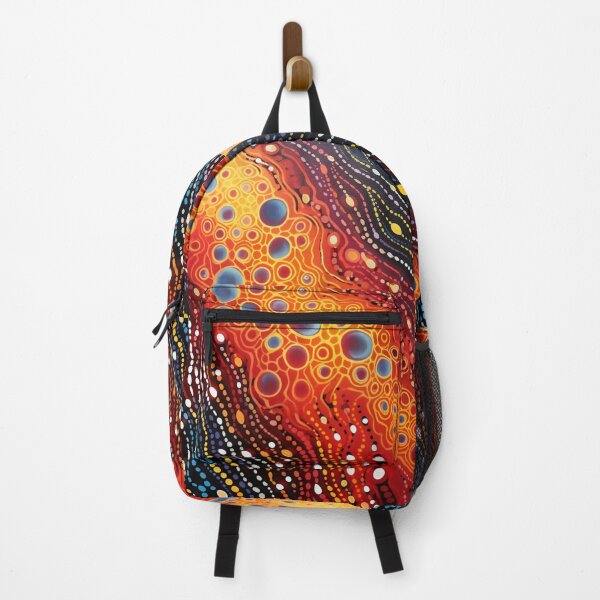 Item preview, Aboriginal Inspired Dot Art - Extremely Hot Lava designed and sold by GrinGalore.