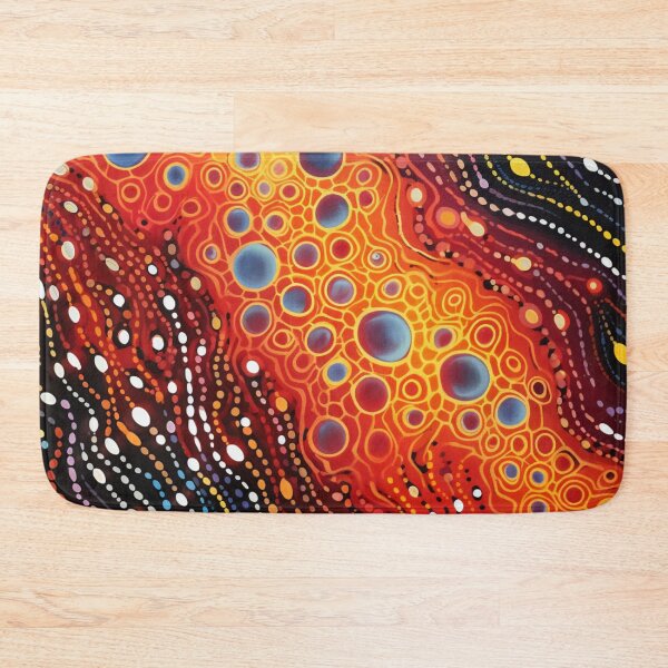 Item preview, Aboriginal Inspired Dot Art - Extremely Hot Lava designed and sold by GrinGalore.