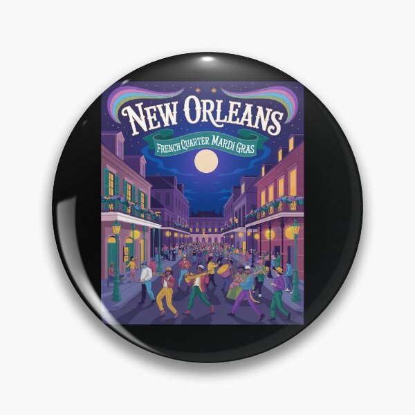 Item preview, New Orleans NOLA Mardi Gras Carnival 2025 Retro Nawlins  designed and sold by TiredPack.