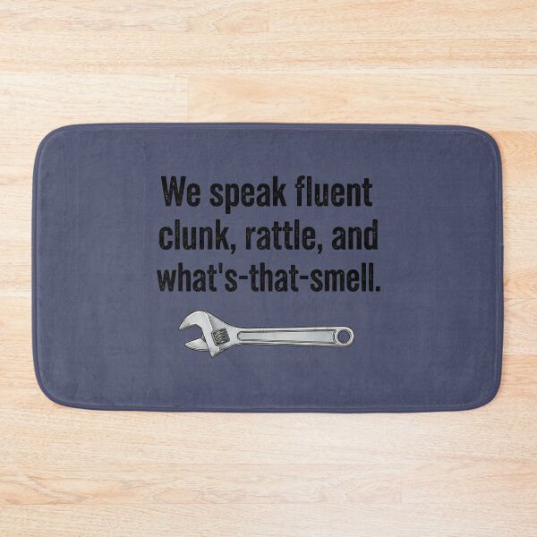 Item preview, We Speak Fluent Clunk Rattle And What's That Smell designed and sold by CreepyCornerArt.