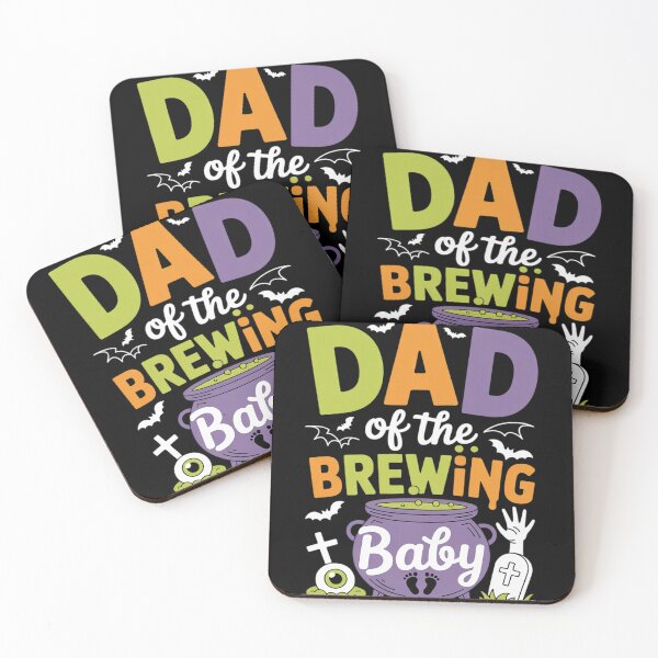 Item preview, Dad Of The Brewing Baby Witch Baby Shower Ghost Halloween designed and sold by ToggleBet.