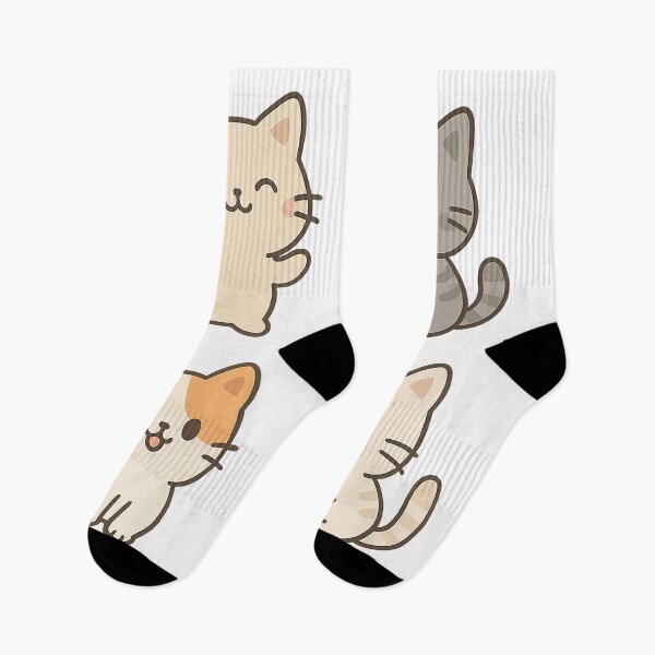 Item preview, Cute Kawaii Cats – Adorable Cartoon Kitty Set designed and sold by CamonicaVisual.