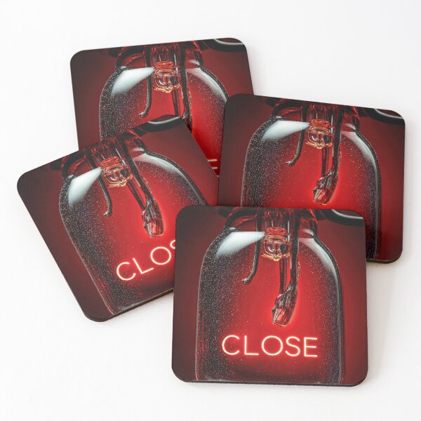 Item preview, Neon “CLOSE” Sign Inside Light Bulb – Modern Red Glow Aesthetic designed and sold by Grafititee.