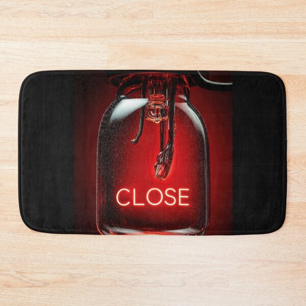 Item preview, Neon “CLOSE” Sign Inside Light Bulb – Modern Red Glow Aesthetic designed and sold by Grafititee.