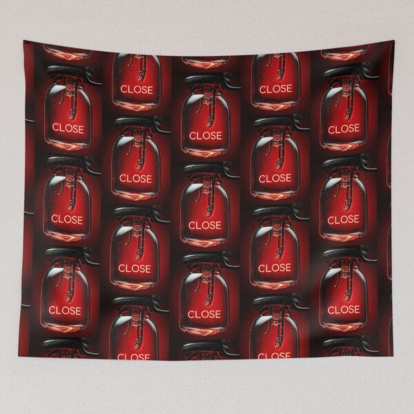 Item preview, Neon “CLOSE” Sign Inside Light Bulb – Modern Red Glow Aesthetic designed and sold by Grafititee.