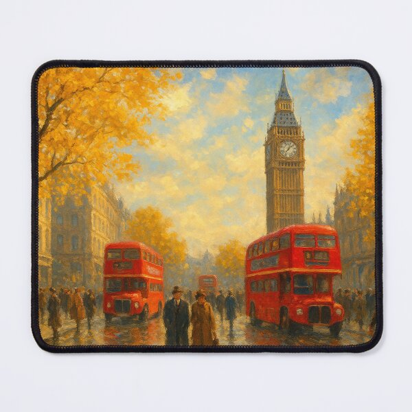 Item preview, Autumnal London street life designed and sold by Sigtrix.