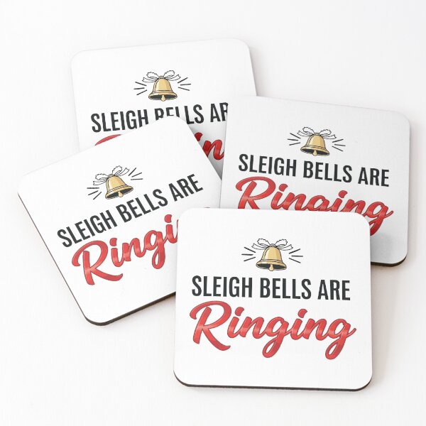 Item preview, Sleigh Bells Are Ringing Christmas Design designed and sold by graphicnew.