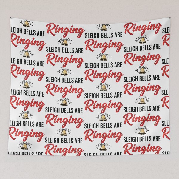 Item preview, Sleigh Bells Are Ringing Christmas Design designed and sold by graphicnew.