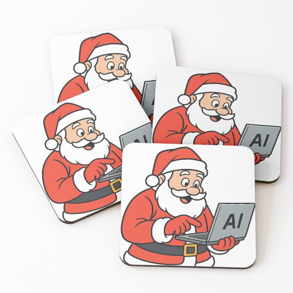 Item preview, Santa Using AI  designed and sold by kharatsuchita.
