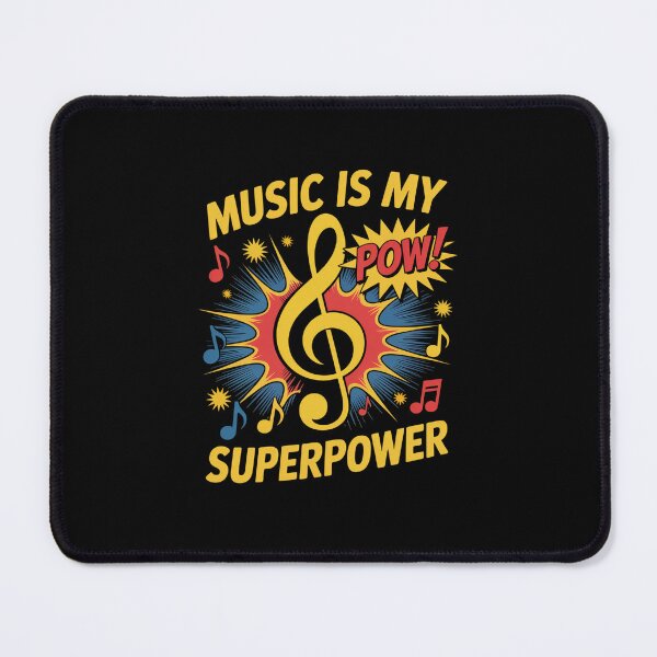 Item preview, Music Is My Super Power Superhero Best Teacher designed and sold by LKappa3Faber.