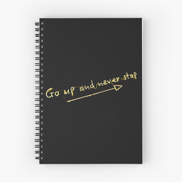 Item preview, Go Up & Never Stop — Neon Arrow Motivational Sign designed and sold by Afridi Art House.