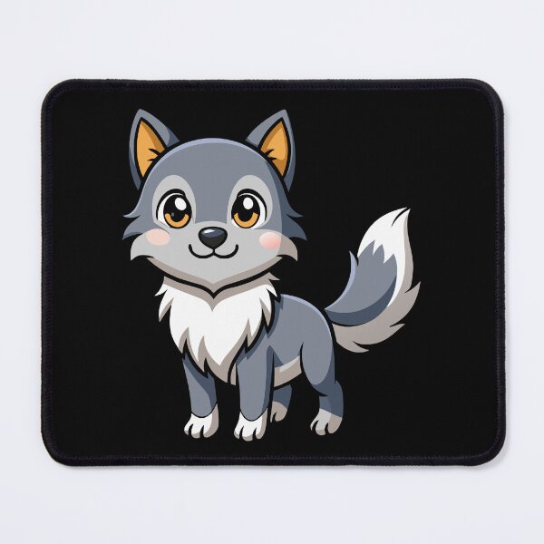 Item preview, Cute Baby Wolf Pup Cartoon Illustration designed and sold by Jirada.