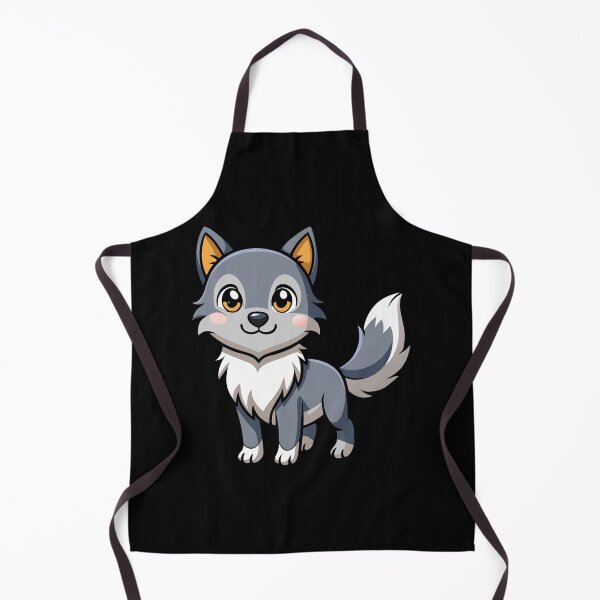 Item preview, Cute Baby Wolf Pup Cartoon Illustration designed and sold by Jirada.