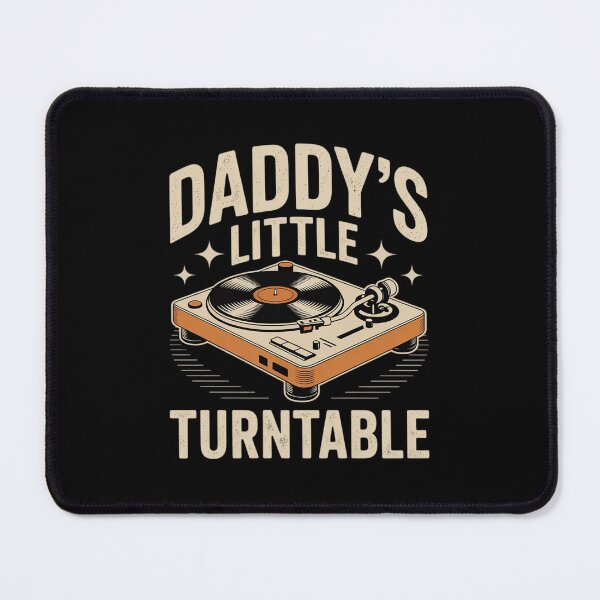 Item preview, Daddy's Little Turntable Vinyl Record designed and sold by BubblePancake.