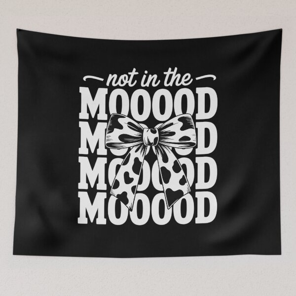 Item preview, Dairy Farmer Cow Dairy Farming Girl Mom Not in The Mooood designed and sold by BubblePancake.