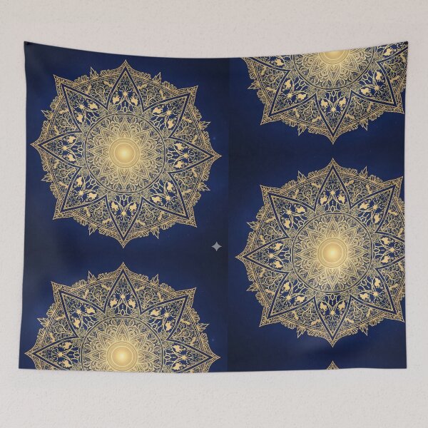 Item preview, “Radiant Golden Mandala of Light” designed and sold by digisetumedia.