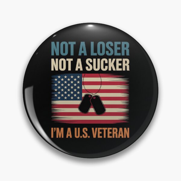 Item preview, Not a Loser Sucker I am a US Veteran Biden 2020 ANTI TRUMP designed and sold by GamtosMintys.