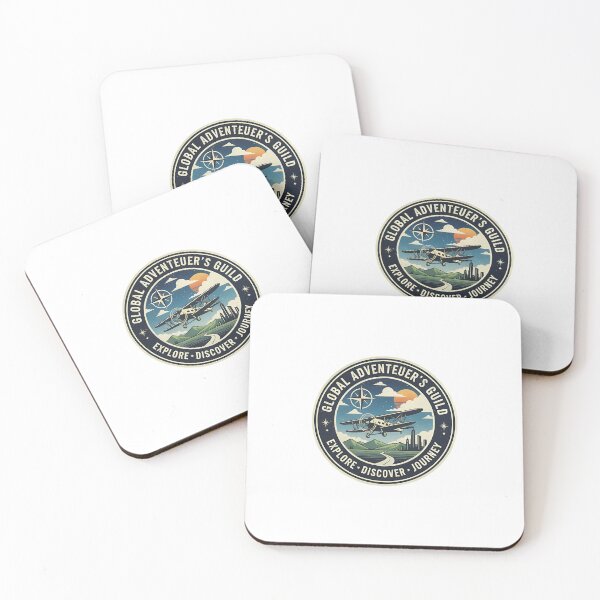 Item preview, Global Adventurer Vintage Aviation Badge Sticker designed and sold by ritikgaikwad.