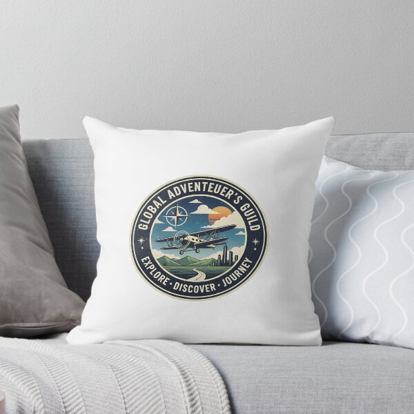 Item preview, Global Adventurer Vintage Aviation Badge Sticker designed and sold by ritikgaikwad.