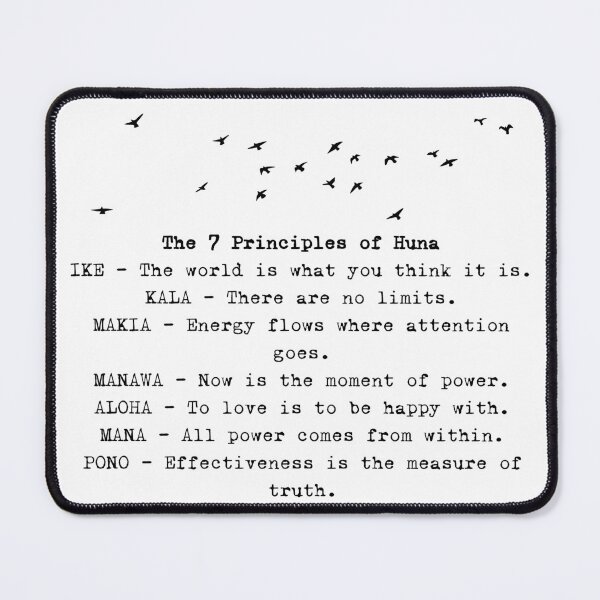 Item preview, The 7 Huna Principles - Hawaiian Wisdom designed and sold by malachitewolf.