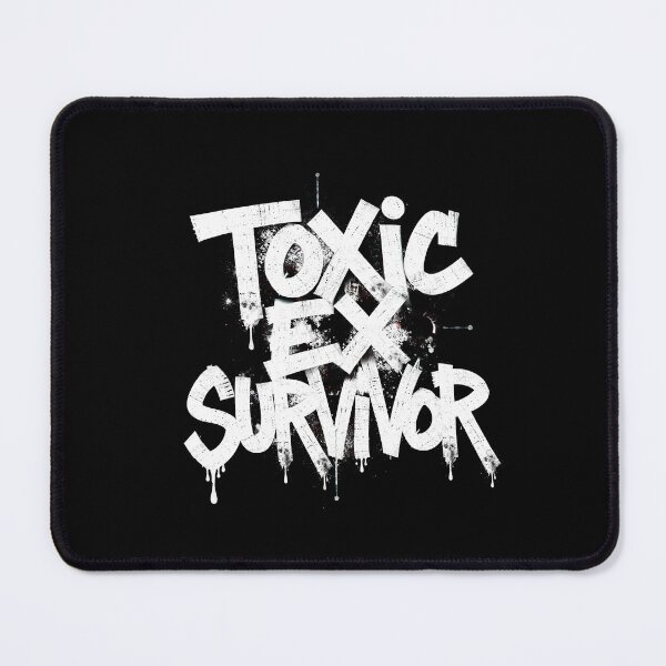 Item preview, Toxic Ex Survivor – Minimal Typography Funny Quote Art designed and sold by OzzFrequency.