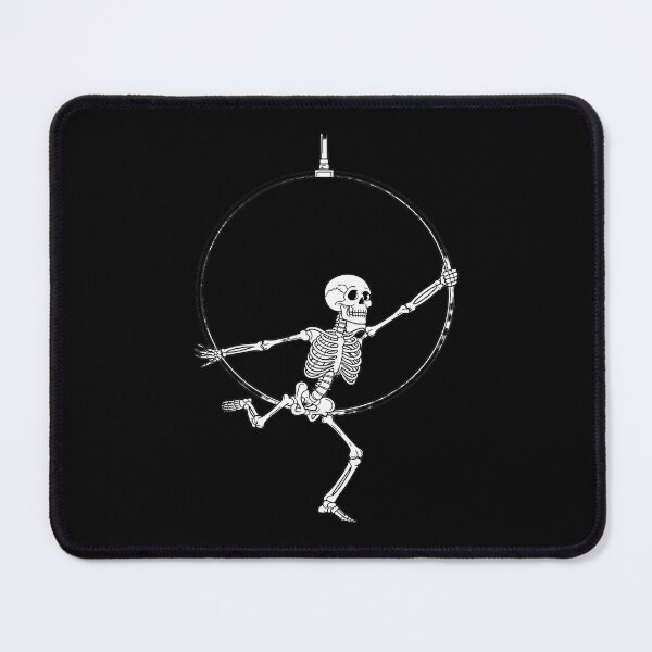 Item preview, Dancing Skeleton Aerial Hoop Aerial Dance Lyra Halloween designed and sold by NetoGalaxy.