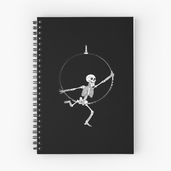 Item preview, Dancing Skeleton Aerial Hoop Aerial Dance Lyra Halloween designed and sold by NetoGalaxy.