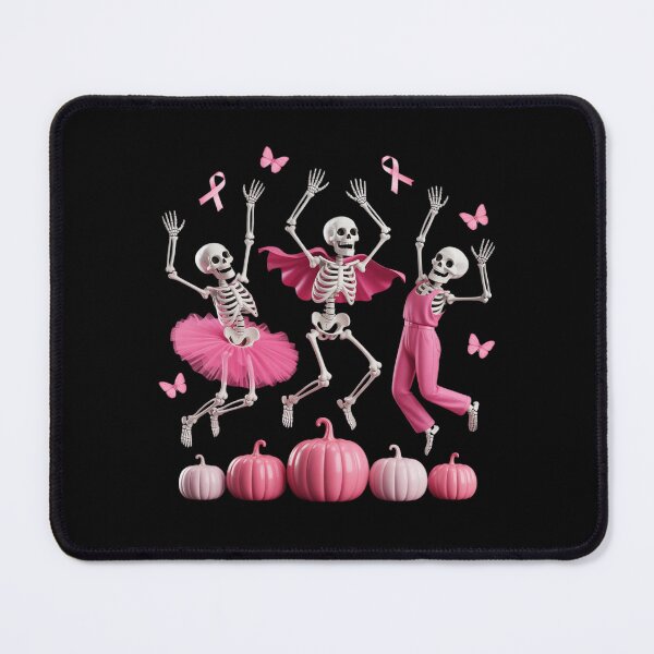 Item preview, Dancing Skeleton Funny Halloween Breast Cancer Awareness designed and sold by NetoGalaxy.