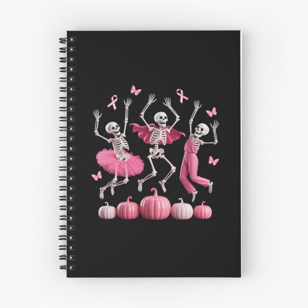 Item preview, Dancing Skeleton Funny Halloween Breast Cancer Awareness designed and sold by NetoGalaxy.