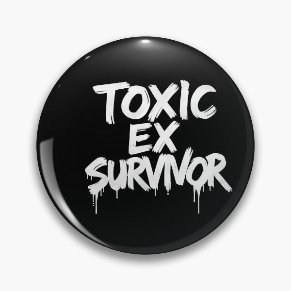 Item preview, Toxic Ex Survivor – Minimal Typography Funny Quote Art designed and sold by OzzFrequency.