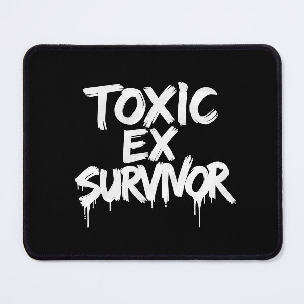 Item preview, Toxic Ex Survivor – Minimal Typography Funny Quote Art designed and sold by OzzFrequency.