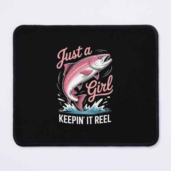 Item preview, Just a Girl Keeping It Reel Funny Fishing Lover Mother's Day Tank Top designed and sold by LKappa3Faber.