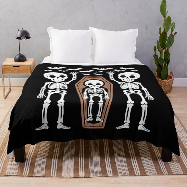 Item preview, Dancing Skeletons Cartoon Halloween Anti T.R.U.M.P designed and sold by NetoGalaxy.