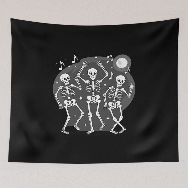 Item preview, Dancing Skeletons Halloween Skeleton Dance Halloween designed and sold by NetoGalaxy.