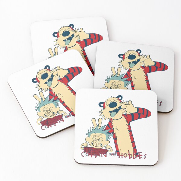 Item preview, Calvin And Hobbes - Funny Faces Grimace And Tongue Out designed and sold by jehllutkes.