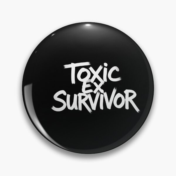 Item preview, Toxic Ex Survivor – Minimal Typography Funny Quote Art designed and sold by OzzFrequency.