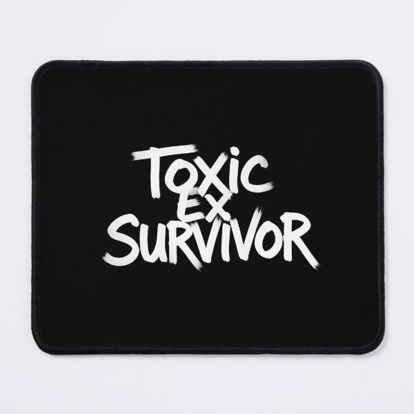 Item preview, Toxic Ex Survivor – Minimal Typography Funny Quote Art designed and sold by OzzFrequency.