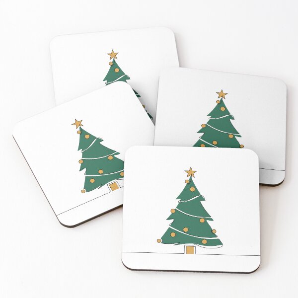 Item preview, “Minimal Festive Christmas Tree Illustration” designed and sold by digisetumedia.