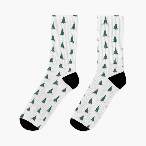 Item preview, “Minimal Festive Christmas Tree Illustration” designed and sold by digisetumedia.
