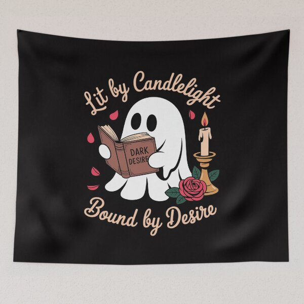 Item preview, Dark Romance Reading Ghost - Lit Candlelight Bound by Desire designed and sold by NetoGalaxy.