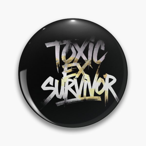 Item preview, Toxic Ex Survivor – Minimal Typography Funny Quote Art designed and sold by OzzFrequency.