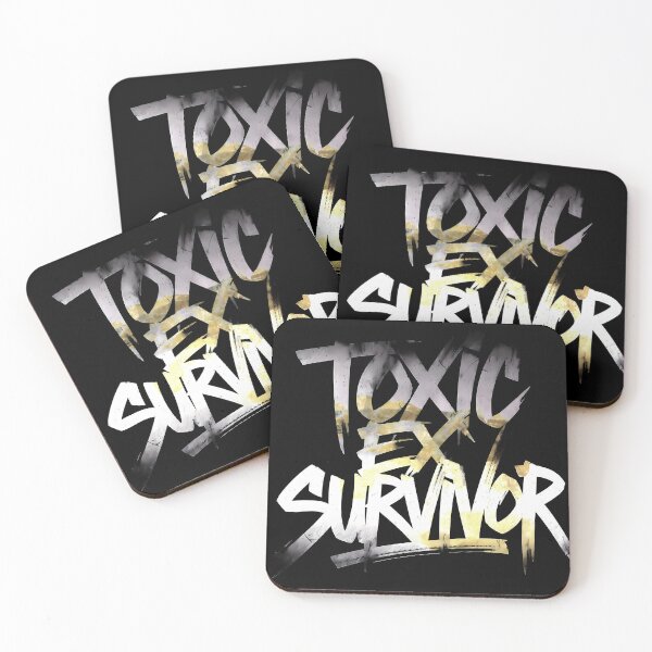 Item preview, Toxic Ex Survivor – Minimal Typography Funny Quote Art designed and sold by OzzFrequency.