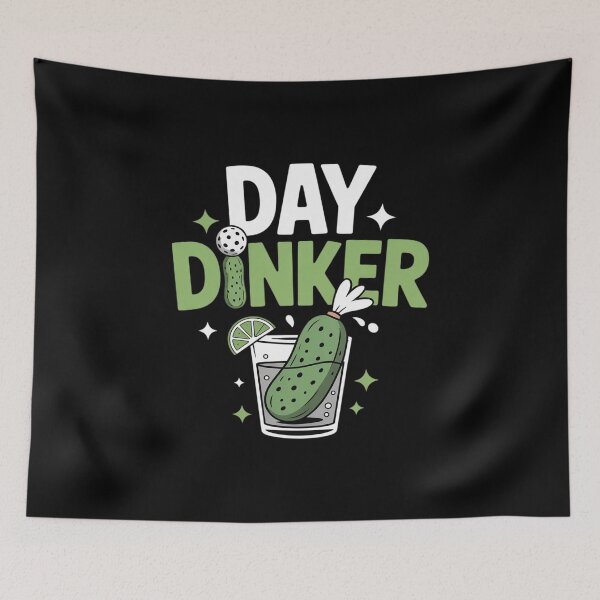 Item preview, Day Dinker Pickleball Paddleball Player designed and sold by NetoGalaxy.