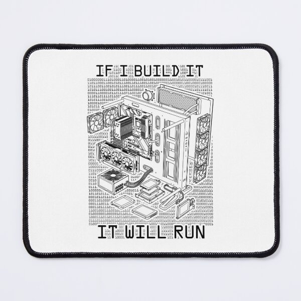 Item preview, If I Build It Will Run Funny PC Builder Computer Code Gamer designed and sold by GrandeDuc.