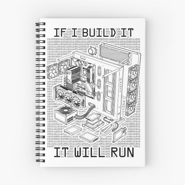 Item preview, If I Build It Will Run Funny PC Builder Computer Code Gamer designed and sold by GrandeDuc.