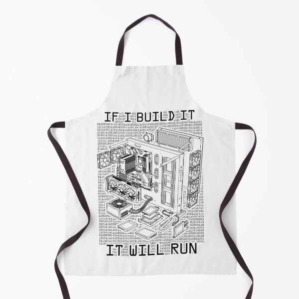 Item preview, If I Build It Will Run Funny PC Builder Computer Code Gamer designed and sold by GrandeDuc.