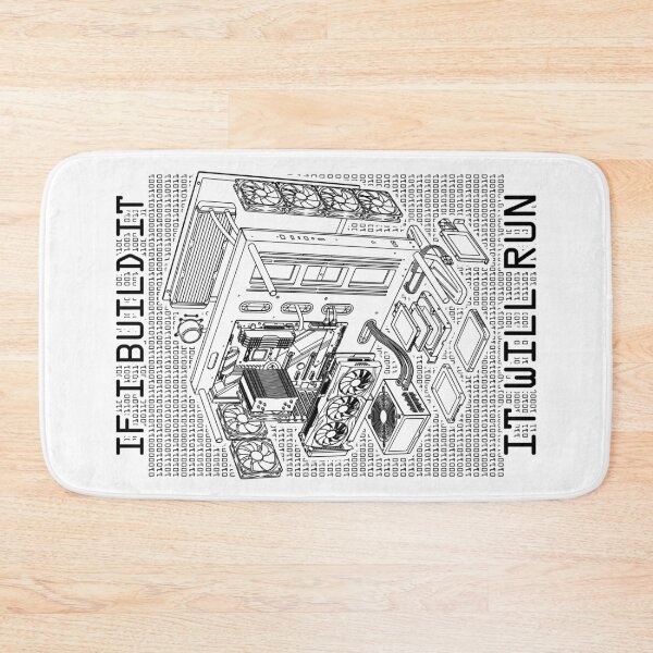 Item preview, If I Build It Will Run Funny PC Builder Computer Code Gamer designed and sold by GrandeDuc.