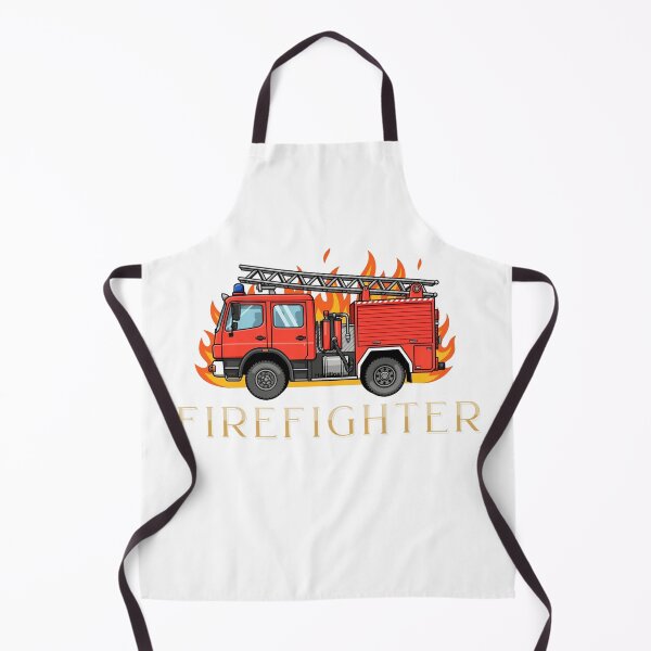 Item preview, Firefighter, fire truck on fire designed and sold by PeakMindWork.