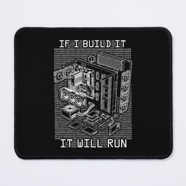 Item preview, If I Build It Will Run Funny PC Builder Computer Code Gamer designed and sold by GrandeDuc.