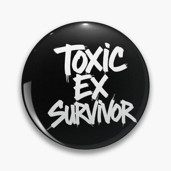 Item preview, Toxic Ex Survivor – Minimal Typography Funny Quote Art designed and sold by OzzFrequency.